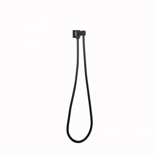 Square Nero Black Handheld Shower Set